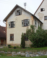 Ausgedinghaus, Südgiebel  / Ausgedinghaus in 88682 Weildorf (25.09.2013 - S. Uhl)