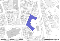Lageplan (Vorlage LV-BW und RPS-LAD) / Bebenhäuser Pfleghof in 72070 Tübingen