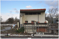 Gesamtansicht von Süden / Wasserkraftwerk "Hagenbucher" in 74072 Heilbronn (01.02.2015 - sterbewerk.)