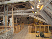 Blick nach Norden im ersten Dachgeschoss / Ehemalige Zehntscheune in 89555 Steinheim am Albuch (27.11.2012 - Markus Numberger)