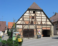 Südansciht / Kelter Großglattbach in 75417 Mühlacker, Großglattbach (21.07.2004)