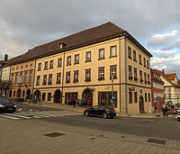 Südwestansicht / ehem. Kaufhaus und Bürgersaal in 78628 Rottweil (17.10.2025 - Christin Aghegian-Rampf) Südwestansicht / ehem. Kaufhaus und Bürgersaal in 78628 Rottweil (17.10.2025 - Christin Aghegian-Rampf)