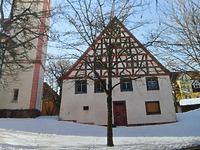 ehem. Gasthaus Hirschen in 78073 Bad Dürrheim, Hochemmingen (10.03.2016 - LDA Freiburg, Dokumentationsarchiv) ehem. Gasthaus Hirschen in 78073 Bad Dürrheim, Hochemmingen (10.03.2016 - LDA Freiburg, Dokumentationsarchiv)