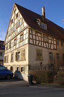 Südost Ecke (vorher). / Ehemaliger Gasthof zum Adler in 74259 Widdern (23.01.2008)