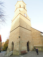 Turm der Michaelskirche / Michaelskirche in 71332 Waiblingen (19.03.2015 - strebewerk.)