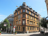 Ansicht des ehemaligen Gasthauses
Falken von Südwesten (2011) / Gasthaus Falken in 73728 Esslingen am Neckar (19.07.2011 - Markus Numberger, Esslingen)