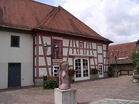 Ostseite des Anbaus nach dem Umbau 1989 / Stadthalle Alte Kelter  in 74354 Besigheim (Denkmalpflegerischer Werteplan,  Gesamtanlage Besigheim  Regierungspräsidium Stuttgart)