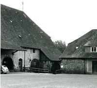 Westlicher Teil der Kelter Hauptstraße 59 "Kleine Kelter" oder "Zehntscheuer" vor 1959 / Stadthalle Alte Kelter  in 74354 Besigheim (Stadtarchiv Besigheim)