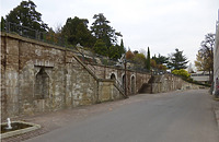 Ansicht der Mauer Unten im Herbst 2015 nach Entfernung des Efeus. / Subtropenterrassen in Stuttgart, Bad Cannstatt (strebewerk. Architekten GmbH)