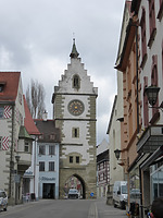 Ansicht Süd / Franziskanertor, auch Barfüßertor in 88662 Überlingen (05.03.2015 - strebewerk.)