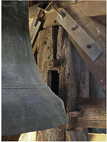 Breisacher Münster, Glockenstuhl im Nordturm in 79206 Breisach, Breisach am Rhein (Stefan King)