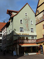 Rottweil, Rathausgasse 2- Wohn- und Geschäftshaus, Südwestansicht / Wohn- und Geschäftshaus in 78628 Rottweil (Landesamt für Denkmalpflege Freiburg, Bildarchiv)