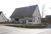 Nordostansicht / Wohnhaus in 78628 Rottweil-Göllsdorf, Gällsdorf (Landesamt für Denkmalpflege Freiburg, Bildarchiv)
