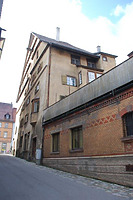 Rottweil, Hochbrücktorstraße 17- Südseite / Gasthaus "Zum goldenen Becher" in 78628 Rottweil (Landesamt für Denkmalpflege Freiburg, Bildarchiv)