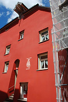 Rottweil, Hauptstraße 1- Wohn- und Geschäftshaus, Südwestansicht / Wohn- und Geschäftshaus in 78628 Rottweil (Landesamt für Denkmalpflege Freiburg, Bildarchiv)