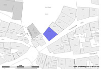 Lageplan (Vorlage LVA und LAD) / Fachwerkhaus in 72070 Tübingen