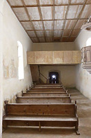 Innenansicht, Empore / Zeilenkapelle St. Sebastian in 78576 Emmingen-Liptingen (Bildarchiv, Landesamt für Denkmalpflege)
