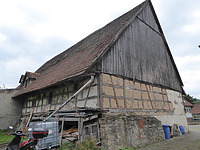 Ehem. Gasthaus Paradies, Nordwestansicht / Ehem. "Gasthaus Paradies" in 78661 Dietingen-Böhringen (Bildarchiv, Landesamt für Denkmalpflege im Regierungspräsidium Stuttgart, Dienstsitz Freiburg)