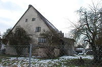 Ehem. Gasthaus Paradies, Ostansicht / Ehem. "Gasthaus Paradies" in 78661 Dietingen-Böhringen (Bildarchiv, Landesamt für Denkmalpflege im Regierungspräsidium Stuttgart, Dienstsitz Freiburg)