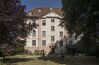 Südfassade / Schloss Munzingen in 79112 Freiburg, Munzingen (Bildarchiv Freiburg, Landesamt für Denkmalpflege)