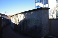 Stadtmauerrest bei Schulgasse 21, Südansicht Zitronengässle / Teil der Stadtmauer  in 89584 Ehingen, Ehingen (Donau) (Christin Aghegian-Rampf)