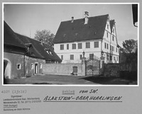 Schloss Oberherrlingen - Südwestansicht / Schloss Oberherrlingen in 89134 Blaustein-Oberherrlingen (Bildarchiv, LDA, Rgb. Tübingen)