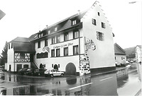 Nordwestansicht / Baukomplex "Gasthaus Adler", hinterer Gebäudeabschnitt in 79787 Oberlauchringen (Bildarchiv Freiburg, Landesamt für Denkmalpflege)