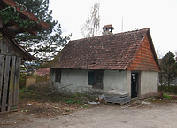 Backhaus, Blick auf Ostseite und denNordgiebel mit Ziegelbehang. / Backhaus in 88682 Neufrach Backhaus, Blick auf Ostseite und denNordgiebel mit Ziegelbehang. / Backhaus in 88682 Neufrach