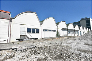 Südostfassade / Shedhalle Bückleareal in 78467 Konstanz (2019 - Strebewerk.Architekten) Südostfassade / Shedhalle Bückleareal in 78467 Konstanz (2019 - Strebewerk.Architekten)