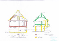 Querschnitt / Scheune in 79346 Endingen (2020 - Burghard Lohrum) Querschnitt / Scheune in 79346 Endingen (2020 - Burghard Lohrum)