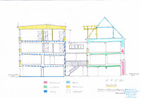 Querschnitt / Vorder- und Hofgebäude in 78426 Konstanz (2020 - Burghard Lohrum)
