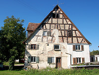 Ehem. Zehntscheuer, Ostansicht / Ehemalige Zehntscheuer in 88447 Warthausen-Oberhöfen (Stefan Uhl)