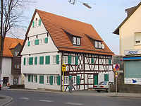 Ansicht von Südwesten / Wohnhaus in 70794 Filderstadt-Plattenhardt ( 17.02.2004 - Tilmann Marstaller)