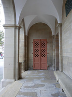 Eingangshalle (Nordseite) / Evangelische Kirche Unsere Liebe Frau in 75059 Zaisenhausen (29.09.2020 - Aufn. Dorothea Roos)