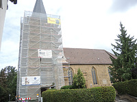 Ansicht der Albankirche von Süden (2021) / Evangelische Pfarrkirche St. Alban in 74078 Heilbronn-Frankenbach (04.08.2021 - Markus Numberger, Esslingen) Ansicht der Albankirche von Süden (2021) / Evangelische Pfarrkirche St. Alban in 74078 Heilbronn-Frankenbach (04.08.2021 - Markus Numberger, Esslingen)