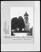 Ansicht von Südosten / Kath. Kirche St. Joseph in 88450 Berkheim-Illerbachen (o.A. -  LAD Baden-Württemberg, Stuttgart, aus: Bildindex (https://www.bildindex.de/document/obj20462256/?medium=mi04892b05))