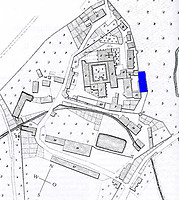 Gesamtplan von Bebenhausen
(nach dem Urkatasterplan von 1825)  / Kapfscher Bau (Infirmerie) in 72074 Tübingen-Bebenhausen