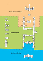 Orientierungsplan / Ehem. Druckerei, "Parkresidenz Illenau" (Bau D) in 77855 Achern-Illenau (2022 - Isabell Lohrum)