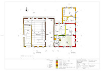 Baualtersplan Erdgeschoss. / Bauernhaus (St. Medardus) in 88459 Tannheim (Baualtersplan, Andrea Kuch.)