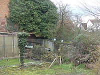 Ansicht 2 / Scheune mit Klostermauer in 79341 Kenzingen (2022 - Burghard Lohrum)