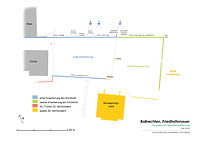 Grundriss mit Baualterskartierung / Friedhofsmauer in 79282 Ballrechten Grundriss mit Baualterskartierung / Friedhofsmauer in 79282 Ballrechten