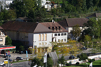 Ansicht / Badischer Hof mit Volkstheater und Kino (abgegangen) in 75365 Calw (2022 - Armin Seidel)
