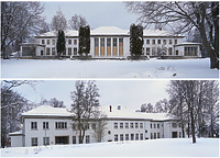 Ansicht von Vorder- und Rückseite / Offizierscasino in  	78166  Donaueschingen (01.2019 - S. King)