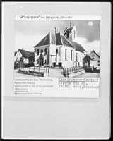 Südwestansicht / Kath. Filialkirche St. Blasius in 78253 Eigeltingen, Heudorf im Hegau (o.A. - LAD Baden-Württemberg, Außenstelle Freiburg, in Bildindex) Südwestansicht / Kath. Filialkirche St. Blasius in 78253 Eigeltingen, Heudorf im Hegau (o.A. - LAD Baden-Württemberg, Außenstelle Freiburg, in Bildindex)