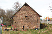 West-Ansicht / Rußhütte (transloziert) in 72250 Freudenstadt (21.3.2023 - JaKo-Baudenkmalpflege GmbH) West-Ansicht / Rußhütte (transloziert) in 72250 Freudenstadt (21.3.2023 - JaKo-Baudenkmalpflege GmbH)