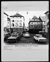 Nordöstliche Giebelansicht (Hauptstraße 3, rechtes Gebäude) / Wohnhaus in 69412 Eberbach am Neckar (o.A. - LAD Baden-Württemberg, Außenstelle Karlsruhe, Quelle: bildindex.de)