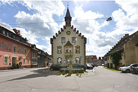 Blickrichtung Südost / Rathaus Stühlingen in 79708 Stühlingen (2023 - Yannic Harder, strebewerk. Architekten)