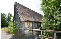 Außenansicht, straßenseitig, Blickrichtung Osten / Altböllinger Mühle, Wohnhaus, sog. Jägerhaus in 74081 Heilbronn-Neckargartach (2023 - strebewerk. Architekten)