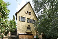 Außenansicht, hofseitig, Blickrichtung Osten / Altböllinger Mühle, Wohnhaus, sog. Jägerhaus in 74081 Heilbronn-Neckargartach (2023 - strebewerk. Architekten)