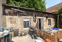 Hofseitige Fassade mit Blickrichtung Osten / Altböllinger Mühle, Stall in 74081 Heilbronn-Neckargartach
